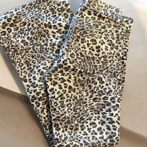 Guess Leopard Print Bootcut Jeans EUC Size 24